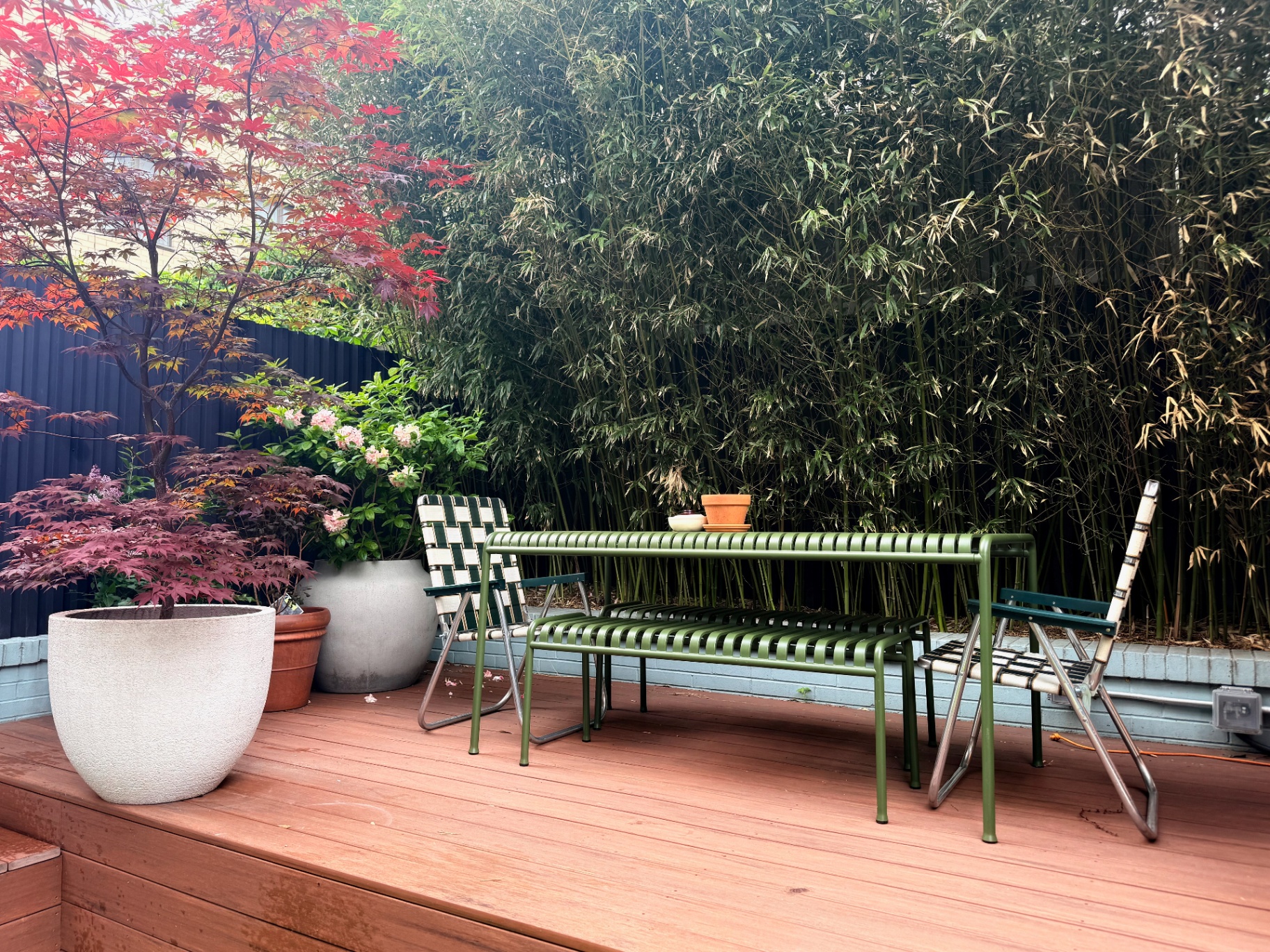 Cedar deck