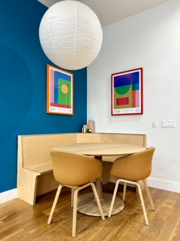 Breakfast nook detail